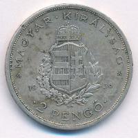 1936. 2P Ag "Liszt" T:AU,XF patina Adamo P7.3