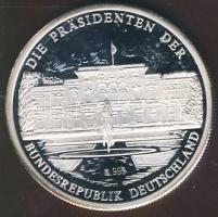 Németország 1994. "Szövetségi Elnökök - Heinrich Lübke" Ag emlékérem 20g T:PP Tanúsítvánny...