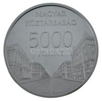 2009. 5000Ft Ag Világörökség helyszínek: Budapest sérült kapszulában, tájékoztatóval, certifikáttal T:PP  Adamo EM223