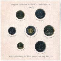 2006. 1Ft-100Ft (7xklf) + Emlékérem "Baby Coin Set - Magyarország pénzérméi születésem évében&q...