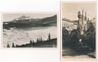 6 db RÉGI történelmi magyar város képeslap / 6 pre-1945 historical Hungarian town-view postcards