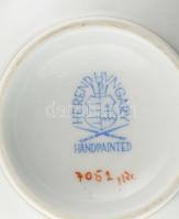 Herendi Rotschild mintás váza kézzel festett, jelzett, hibátlan. 16 cm