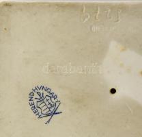 Herendi porcelán csizmás kandúr, kézzel festett, jelzett, hibátlan, m: 16 cm