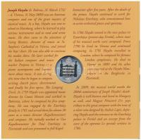 2009. 5Ft-200Ft "Haydn" (6xklf) forgalmi sor + "Joseph Haydn" Ag emlékérem (12g/...