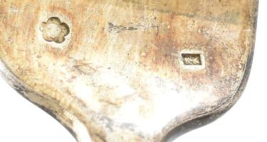 6 db ezüst (Ag) villa. Jelzett össz 336 g