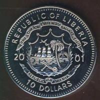 Libéria 2004. 10$ "Szabadság pillanatai-Gandhi élete" multicolor T:PP