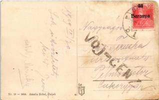 1919 Eszék, Essegg, Osijek; Zitni trg / Fruchtplatz / tér. Amalie Eckel Nr. 18. 1916. / square (ázot...