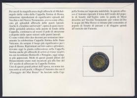 Vatikán 1999. 500L bimetál "A választás és a remény ideje" bélyeges érmés borítékon alkalm...