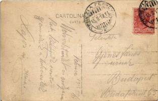 1912 Venezia, Venice, Velence; galambok a Fő téren / pigeons on the square. photo (EK)