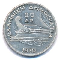 Görögország 1930. 20D Ag T:XF Greece 1930. 20 Drachmai Ag C:XF