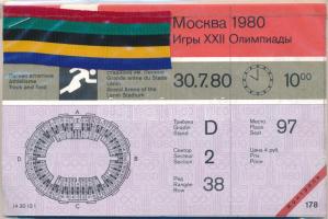 Szovjetúnió 1980. "Moszkvai Olimpia" összeállítás: 1R Cu-Ni (2xklf) + 2xklf műgyantás jelv...