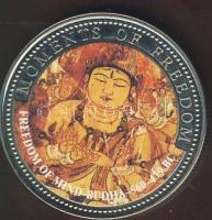 Libéria 2004. 10$ "Szabadság pillanatai-Buddha" multicolor T:PP