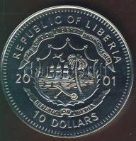 Libéria 2004. 10$ "Szabadság pillanatai-Buddha" multicolor T:PP