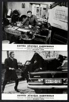 cca 1972 ,,Kettős bűntény Hamburgban" című olasz - német bűnügyi film jelenetei és szereplői, 1...