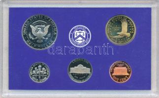 Amerikai Egyesült Államok 2007S 1c-1$ (5xklf) forgalmi szett eredeti tokjában T:PP kis patina
USA 2...