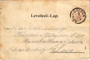 1899 (Vorläufer) Nagyszeben, Hermannstadt, Sibiu; Evangélikus templom belső, szószék. Carl F. Jickel...