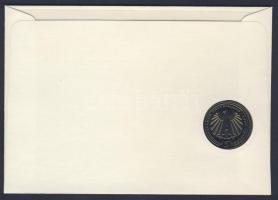 NSZK 1985. 5M "Vasút" bélyeges érmés borítékon, elsőnapi bélyegzővel T:BU