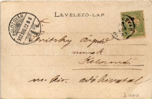 1902 Vajdahunyad, Hunedoara; vár / cetatea / castle. photo