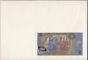 Szamoa 1990. 2T dekoratív, nagyalakú bélyeges, bankjegyes borítékon T:I