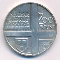 1977. 200Ft Ag "Festők II. - Csontváry" T:BU patina Adamo EM52