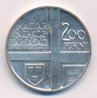 1977. 200Ft Ag "Festők II. - Rippl-Rónai" T:BU kis ph. patina Adamo EM54