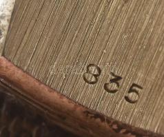 Appolo 120 kvarc női óra ezüst (Ag) 0,835 kígyó mintás szíjjal. Elem nélkül 31 g, sz: 20 mm