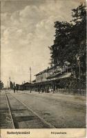 1913 Székelykocsárd, Kocsárd, Lunca Muresului; vasútállomás. Adler fényirda 1912. / railway station (fa)