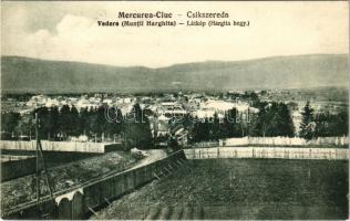 Csíkszereda, Mercurea Ciuc; Vedere (Muntii Harghita) / látkép (Hargita hegy.) / general view with mountain + "1940 Csíkszereda visszatért" So. Stpl. (EK)