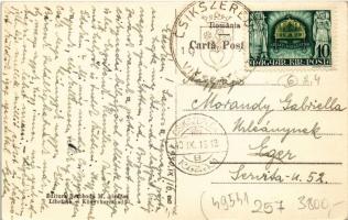 Csíkszereda, Mercurea Ciuc; Vedere (Muntii Harghita) / látkép (Hargita hegy.) / general view with mo...