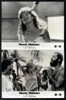 cca 1984 ,,Rock Rióban című brazil film jelenetei és szereplői, 8 db vintage produkciós filmfotó, ezüst zselatinos fotópapíron, a használatból eredő (esetleges) kisebb hibákkal, 18x24 cm