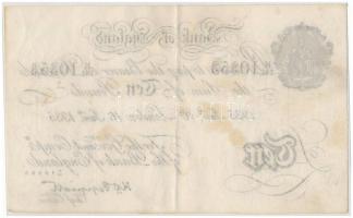 Nagy-Britannia 1935. 10P "K141 10353" T:F folt
United Kingdom 1935. 10 Pounds "K141 ...