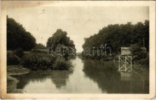 1915 Temesvár, Timisoara; Felső Bega részlet. Nr. 152. Serie 1. Photobromüra / riverside (EK)