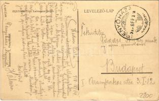 1918 Fenyőháza, Lubochna; patak. Holczmann I. kiadása / creek (EB)