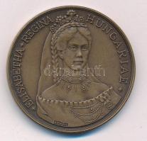 Kelemen Kristóf (1922-2001) 1987. MÉE / Erzsébet királyné születésének emlékére bronz emlékérem (42,5mm) T:AU Adamo BP22