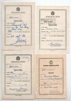 1949. Igazolás 5 éves tervkölcsönről, bélyegzéssel (2db) + 1950-1954. Igazolás békekölcsönről, bélye...