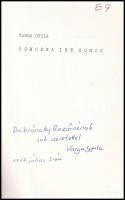 Varga Gyula: Homokra írt sorok. A szerző által DEDIKÁLT példány. hn., én., nyn., 2+108+3 p. Félvászo...
