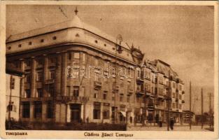 1925 Temesvár, Timisoara; Cladirea Bancii Temisana / bank