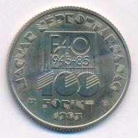 1985. 100Ft Cu-Ni "FAO" T:BU kis patina
Adamo EM91