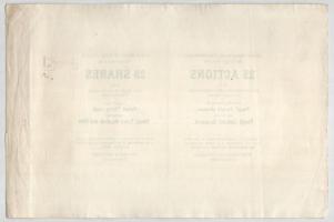 Salgótarján DN "Salgó-Tarjáni Kőszénbánya Rt." 25 részvénye 30P-ről darabonként angol és f...