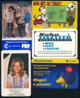 35 db vegyes kártyanaptár, közte erotikus is