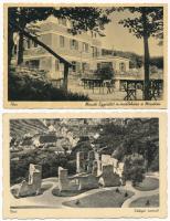 Pécs - 5 db régi képeslap