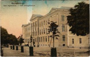 1922 Gyulafehérvár, Karlsburg, Alba Iulia; Római katolikus főgimnázium / Kath. Obergymnasium / Catholic grammar school (EB)