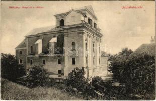 Gyulafehérvár, Karlsburg, Alba Iulia; Batthyány könyvtár a várban. Weisz Bernát kiadása / library in the castle (EK)