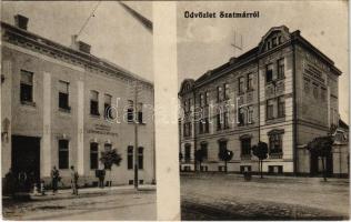 1913 Szatmárnémeti, Szatmár, Satu Mare; leány- és fiúnevelő intézet. Lövy kiadása / boarding schools (EK)