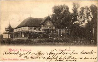 1901 Szatmárnémeti, Szatmár, Satu Mare; Városi kioszk. Reizer János kiadása / kiosk, restaurant (EK)