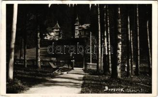 1943 Borszék, Borsec; Marika villa. Heiter György udvari fényképész felvétele és kiadása / villa, spa (EK)