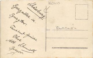 Segesvár, Schässburg, Sighisoara; Burgalle m. Burgtor / Vársétány és várkapu / castle alley and gate...