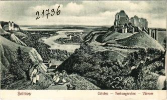 Lippa, Lipova; Solymosi várrom / Festungsruine / Cetatea Soimos / castle ruins (r)