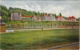 Brassó, Kronstadt, Brasov; Fellegvársor / Sirul Cetatui / Schlossbergzeile / villas (EK)