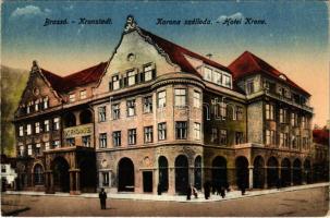 Brassó, Kronstadt, Brasov; Korona szálloda és kávéház / Hotel Krone / hotel and café (EK)